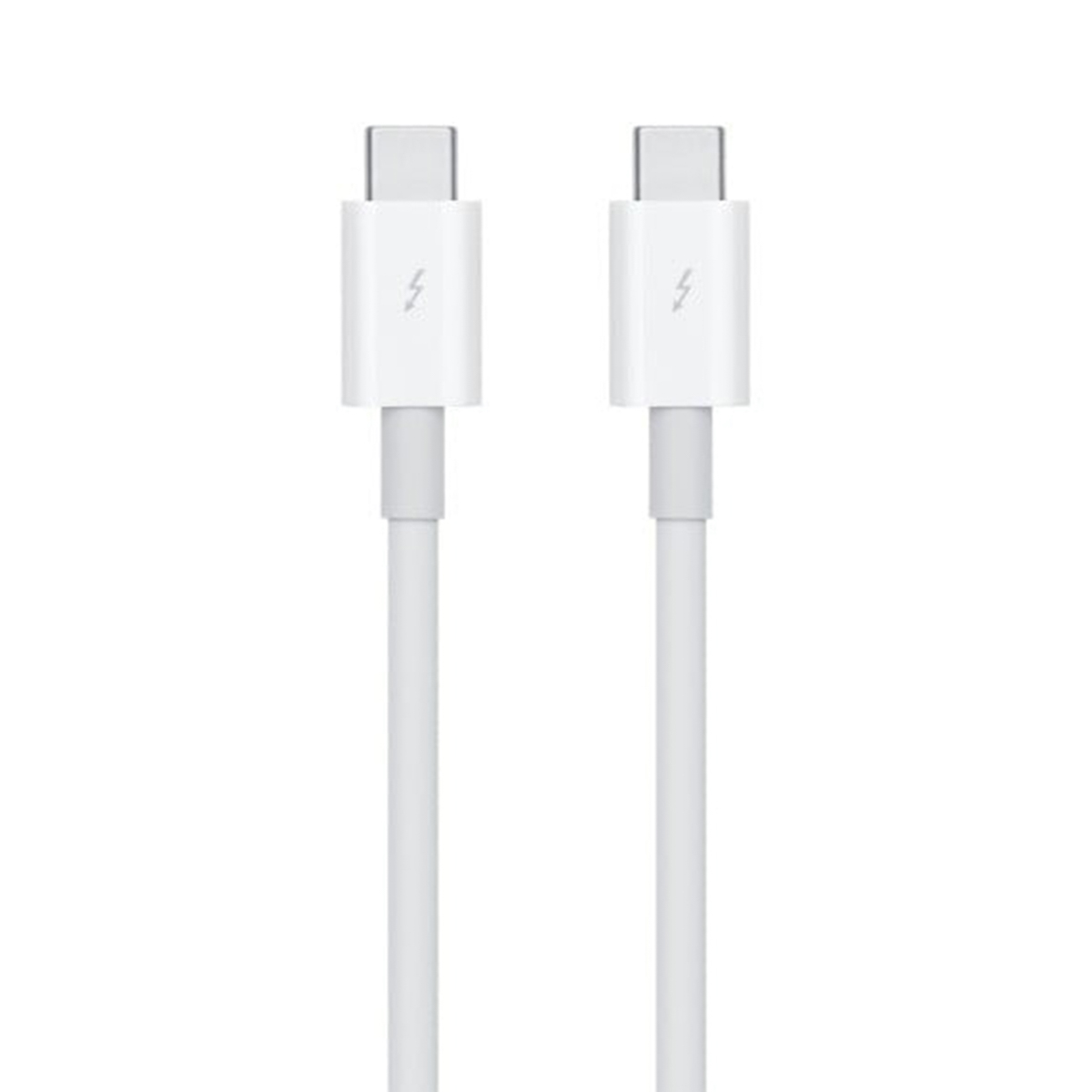 Thunderbolt 3 kabel - Oplaadkabel voor Apple MacBook - 0,8 meter - Wit - Afbeelding 2