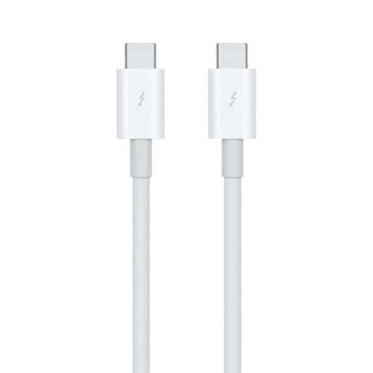 Apple Thunderbolt 3 kabel - Oplaadkabel voor MacBook - 0,8 meter - Wit - Afbeelding 3