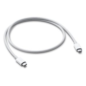Thunderbolt 3 kabel - Oplaadkabel voor Apple MacBook - 0,8 meter - Wit