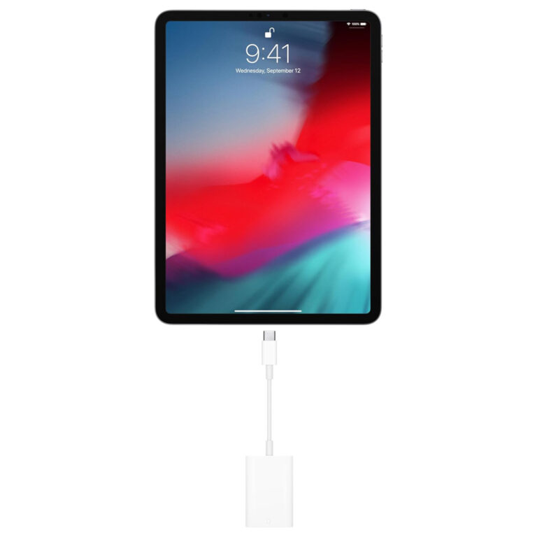 Apple USB-C naar SD kaartlezer - Wit - Afbeelding 2