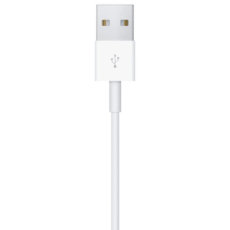 Magnetic Charging Cable Apple Watch - USB-A - 2 meter - Wit - Afbeelding 3