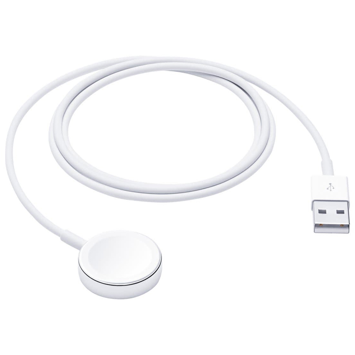 Magnetic Charging Cable Apple Watch - USB-A - 2 meter - Wit - Afbeelding 2