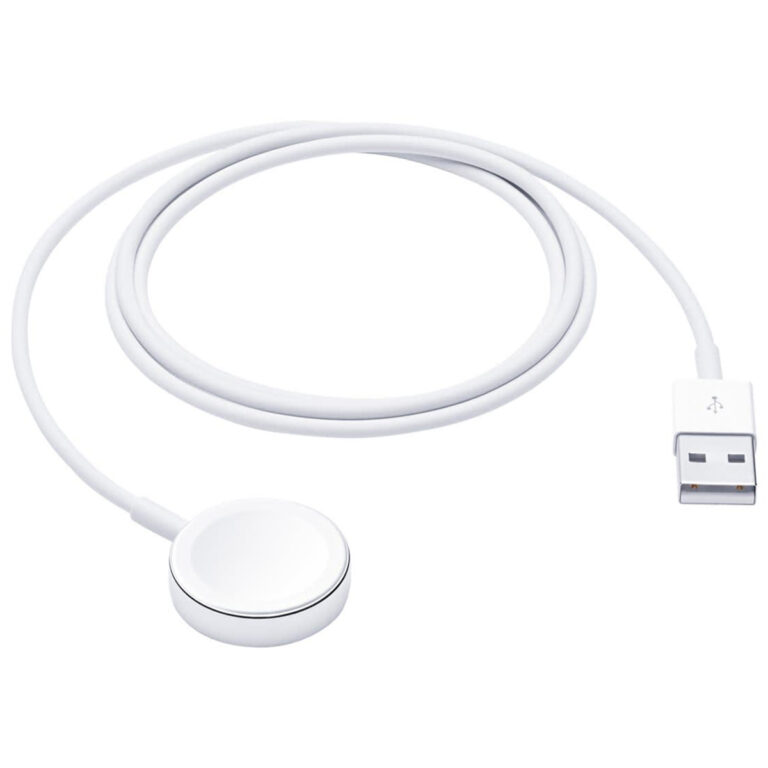 Magnetic Charging Cable Apple Watch - USB-A - 2 meter - Wit - Afbeelding 4