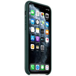 Leather Backcover Apple iPhone 11 Pro - Forest Green