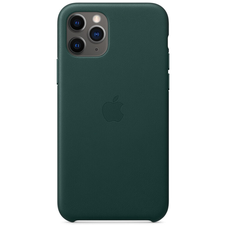 Leather Backcover Apple iPhone 11 Pro - Forest Green - Afbeelding 2