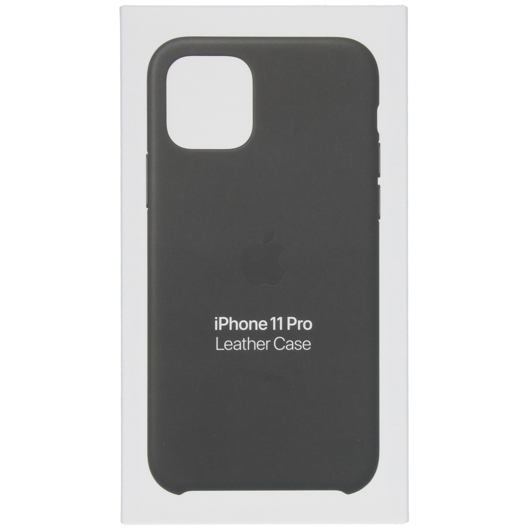 Leather Backcover Apple iPhone 11 Pro - Black - Afbeelding 4