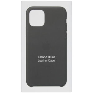 Leather Backcover Apple iPhone 11 Pro - Black