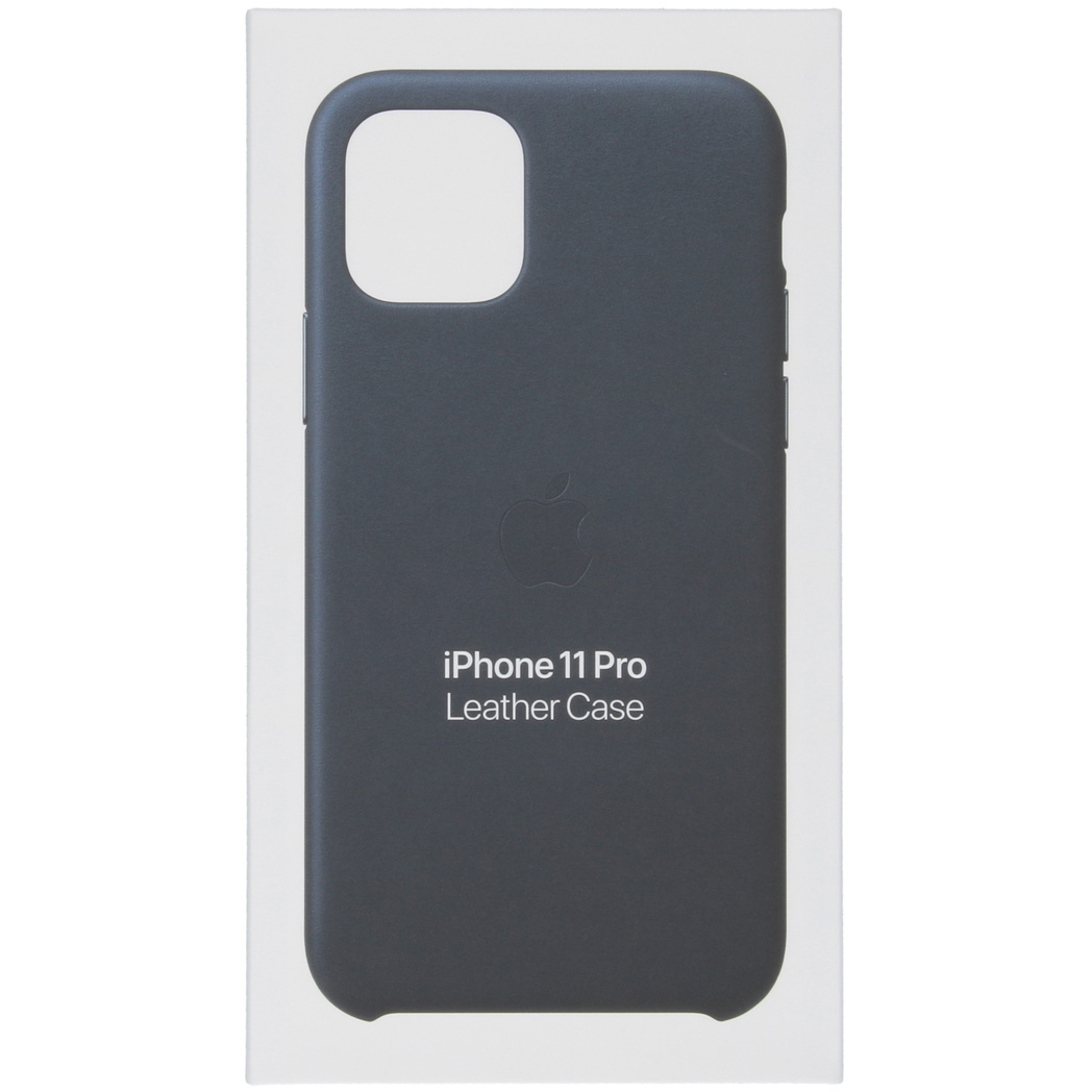Leather Backcover Apple iPhone 11 Pro - Midnight Blue - Afbeelding 4