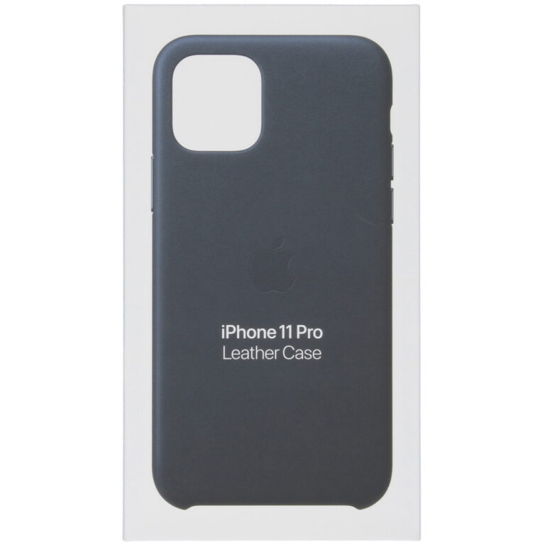Leather Backcover Apple iPhone 11 Pro - Midnight Blue
