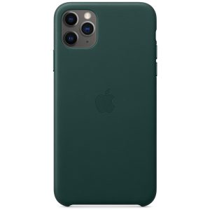 Leather Backcover Apple iPhone 11 Pro Max - Forest Green