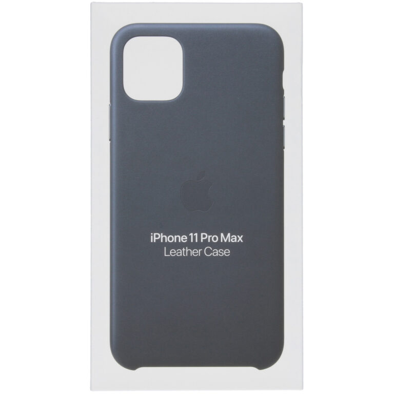 Leather Backcover Apple iPhone 11 Pro Max - Midnight Blue