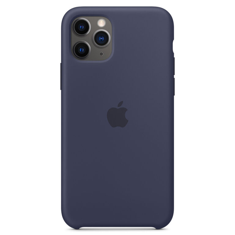 Silicone Backcover Apple iPhone 11 Pro - Midnight Blue - Afbeelding 2