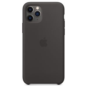 Silicone Backcover Apple iPhone 11 Pro - Black