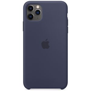 Silicone Backcover Apple iPhone 11 Pro Max - Midnight Blue