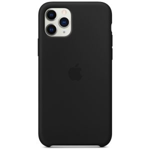 Silicone Backcover Apple iPhone 11 Pro Max - Black