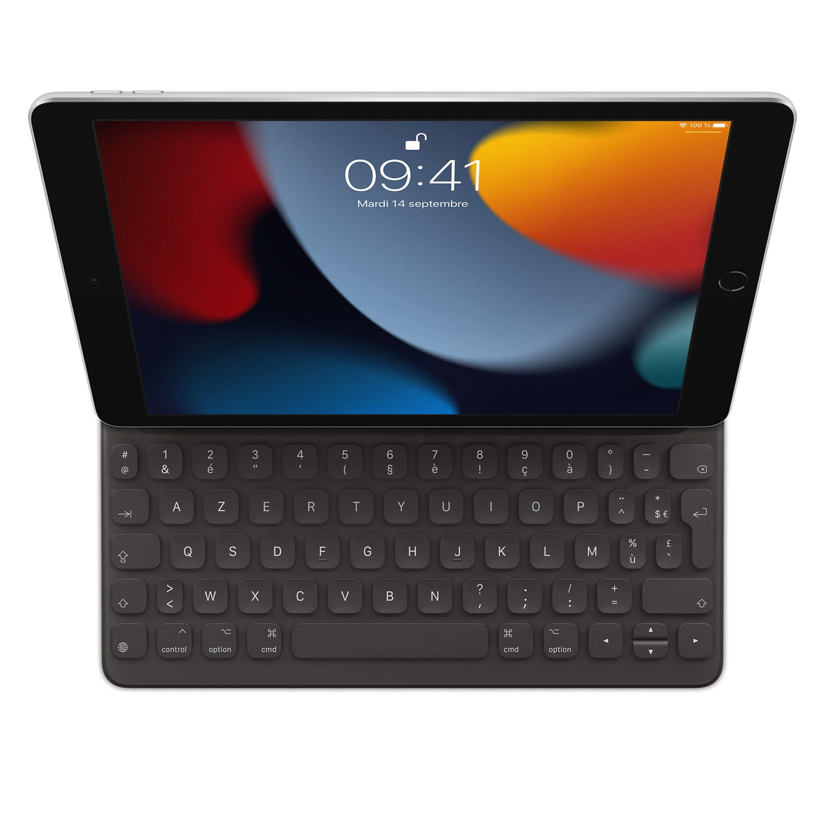 Smart Folio Keyboard Apple iPad 9 (2021) 10.2 / iPad 8 (2020) 10.2 / iPad 7 (2019) 10.2 / Air 3 (2019) / Pro 10.5 (2017) - AZERTY / FR - Zwart - Afbeelding 3