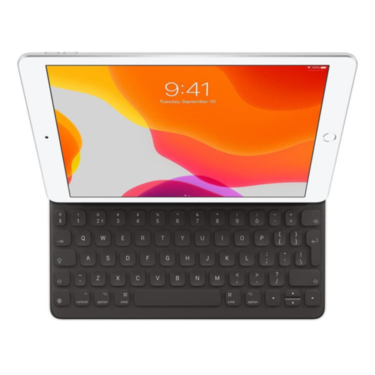 Smart Folio Keyboard Apple iPad 9 (2021) / iPad 8 (2020) / iPad 7 (2019) 10.2 inch / Air 10.5 (2019) - QWERTY - Zwart - Afbeelding 2