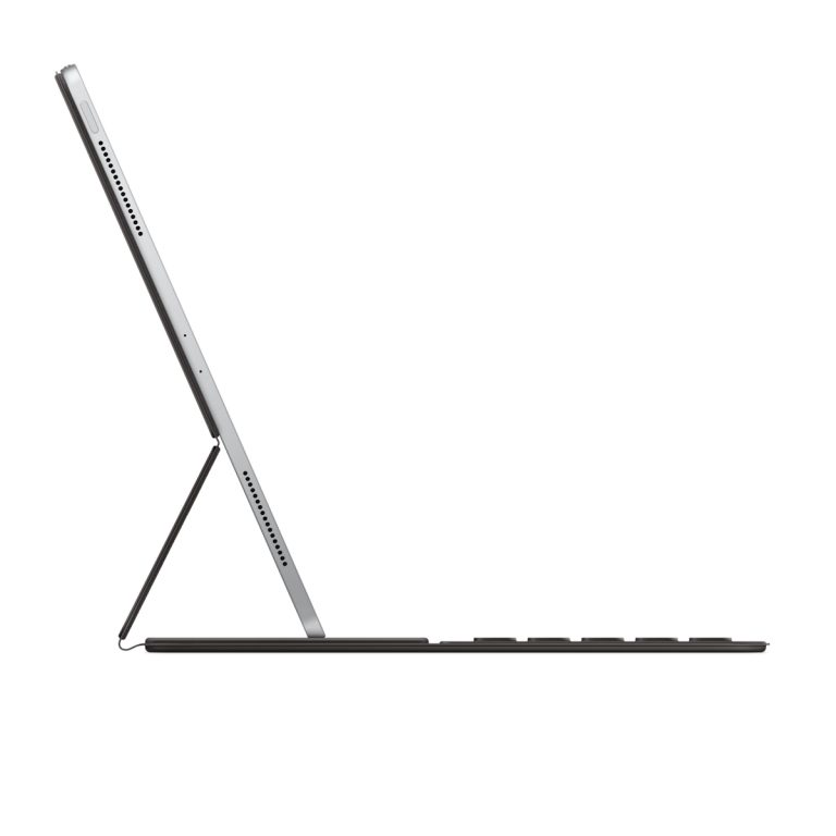 Smart Folio Keyboard Apple iPad Pro 12.9 (2018/2020/2021/2022) / iPad Air 13 inch (2025) M3 / (2024) M2 - QWERTY - Zwart - Afbeelding 2