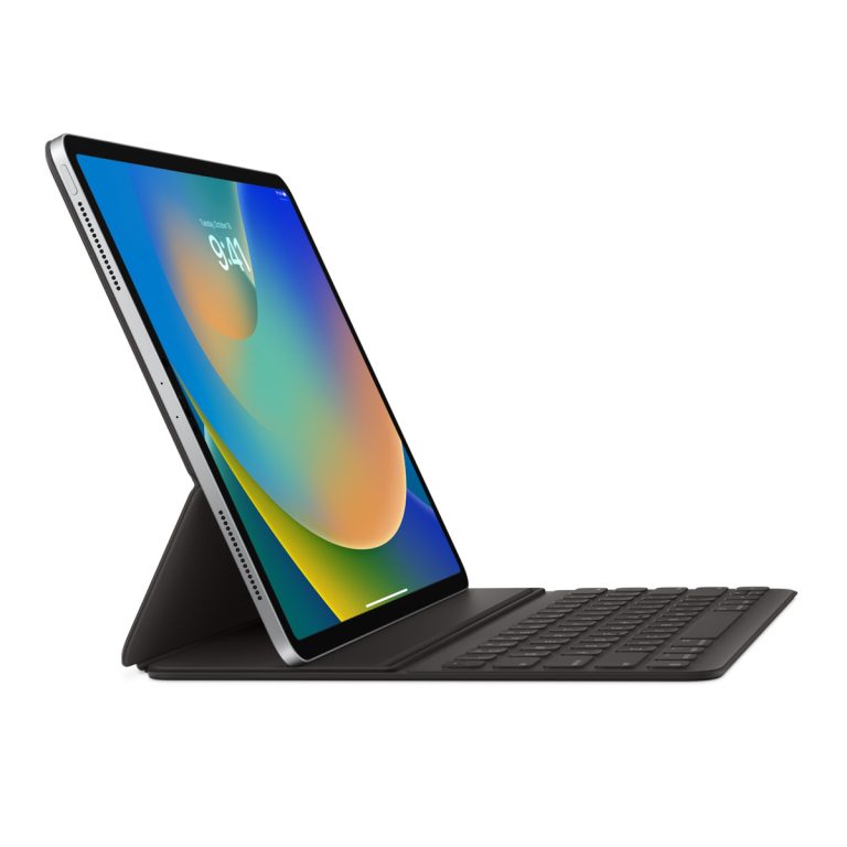 Smart Folio Keyboard Apple iPad Pro 12.9 (2018/2020/2021/2022) / iPad Air 13 inch (2025) M3 / (2024) M2 - QWERTY - Zwart - Afbeelding 5