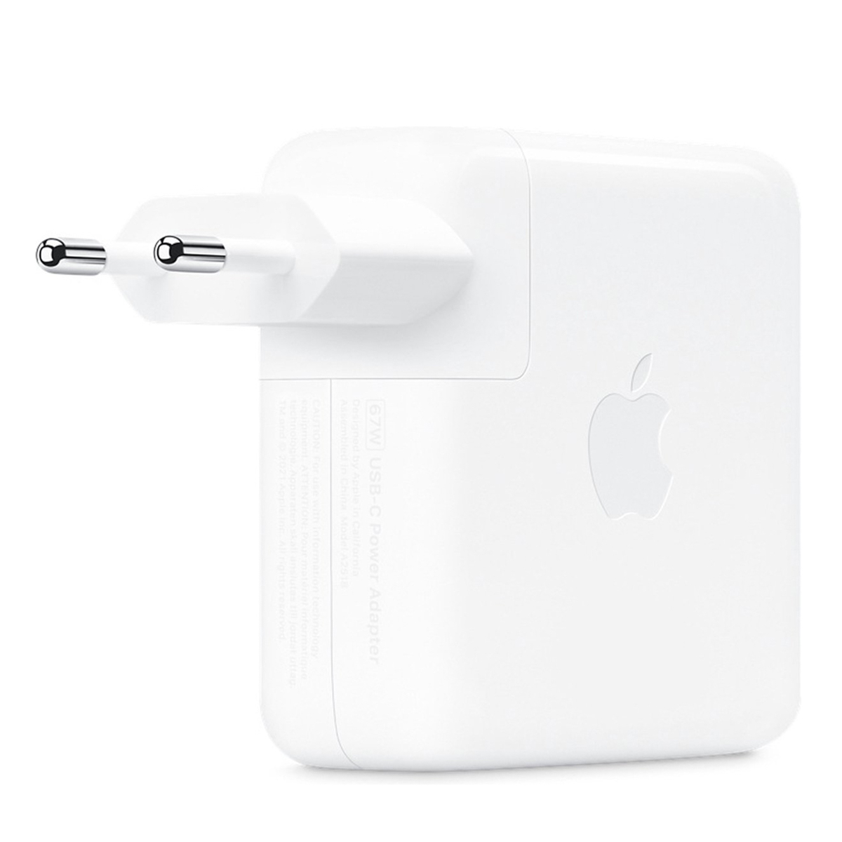 Originele 67 watt USB-C Power Adapter - Oplader voor Apple MacBook - Wit - Afbeelding 2