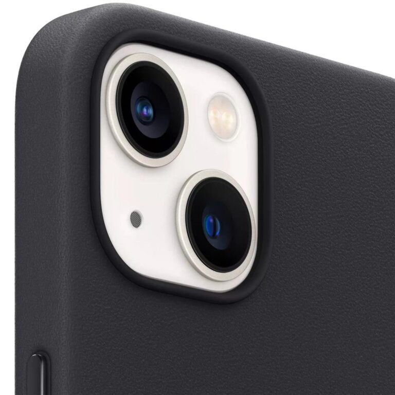 Leather Backcover MagSafe Apple iPhone 13 Mini - Midnight - Afbeelding 2