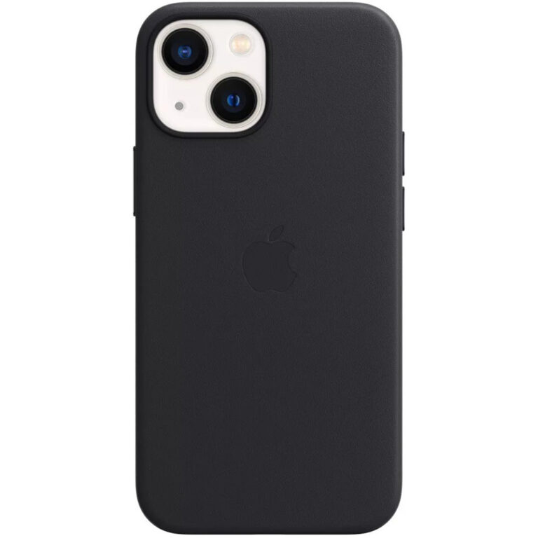 Leather Backcover MagSafe Apple iPhone 13 Mini - Midnight