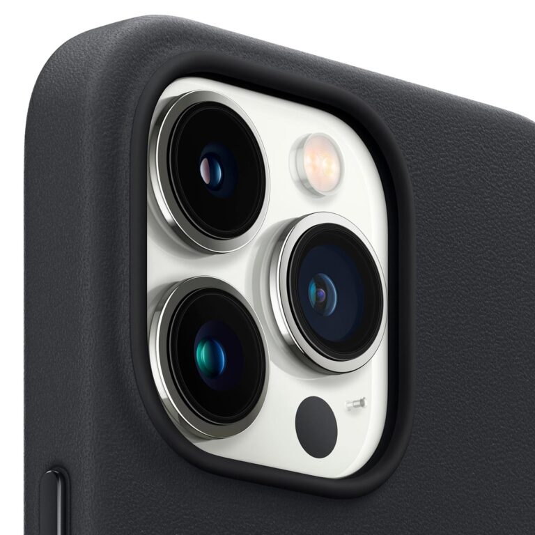 Leather Backcover MagSafe Apple iPhone 13 Pro - Midnight - Afbeelding 3