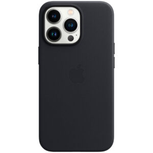 Leather Backcover MagSafe Apple iPhone 13 Pro - Midnight