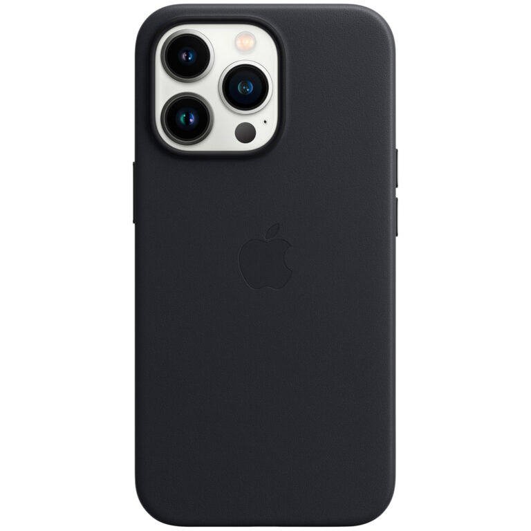 Leather Backcover MagSafe Apple iPhone 13 Pro - Midnight