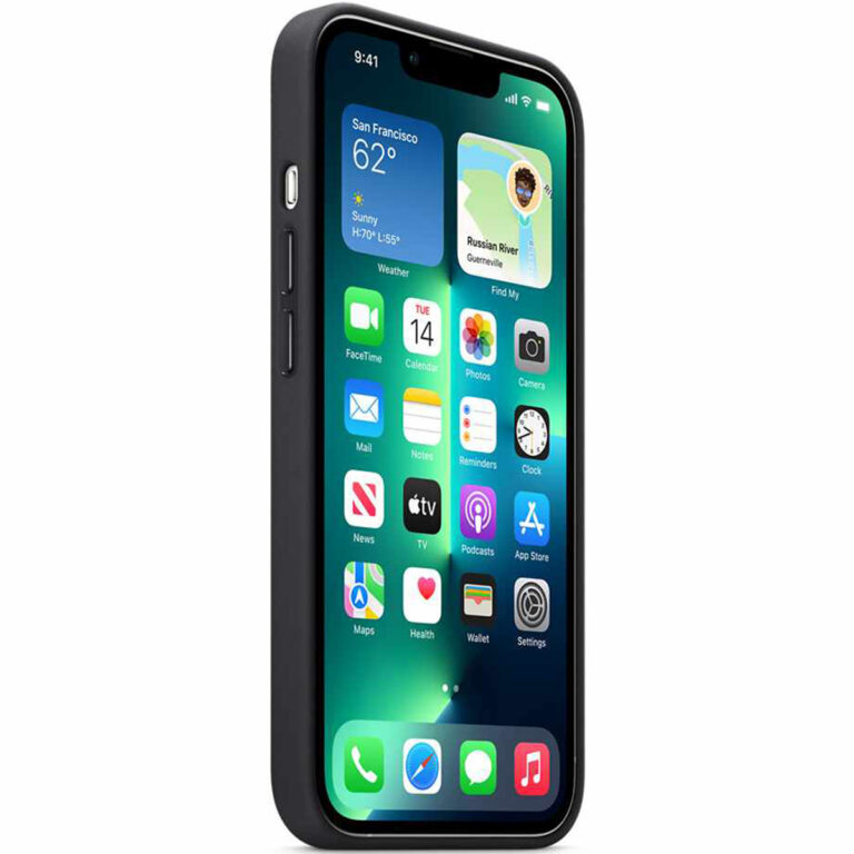 Leather Backcover MagSafe Apple iPhone 13 Pro Max - Midnight - Afbeelding 3