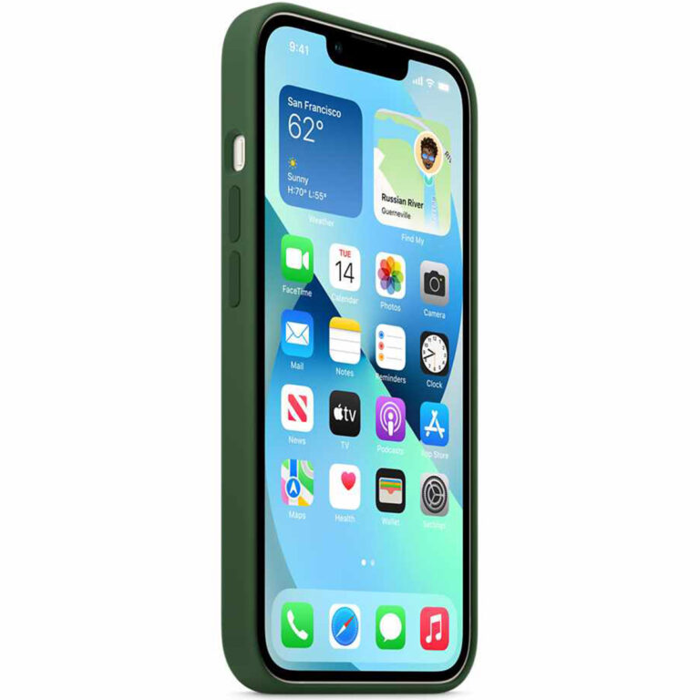 Silicone Backcover MagSafe Apple iPhone 13 - Clover - Afbeelding 3