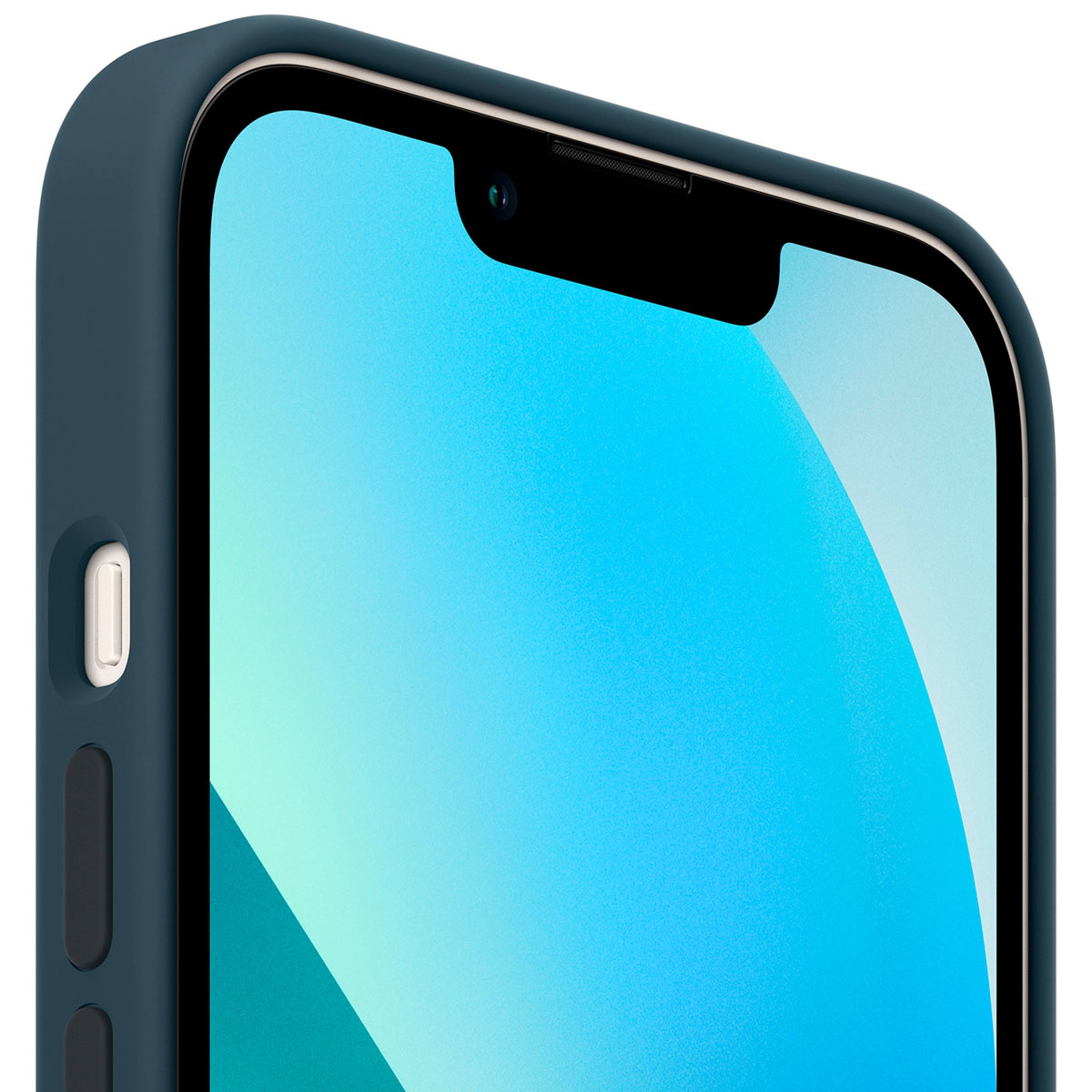 Silicone Backcover MagSafe Apple iPhone 13 - Abyss Blue - Afbeelding 3