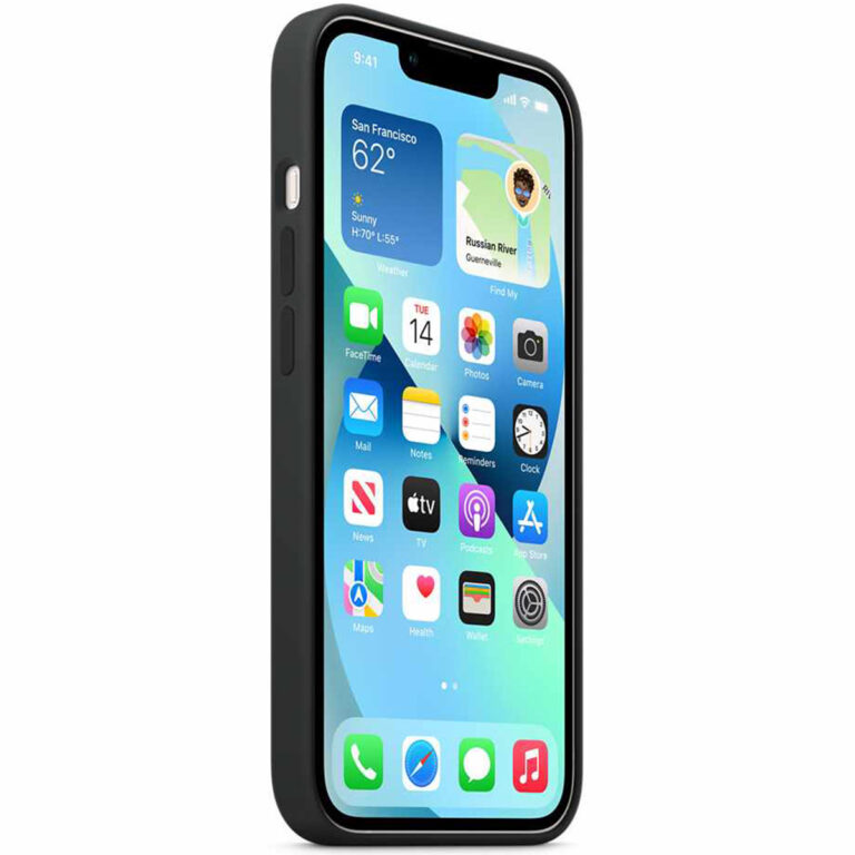 Silicone Backcover MagSafe Apple iPhone 13 - Midnight - Afbeelding 3