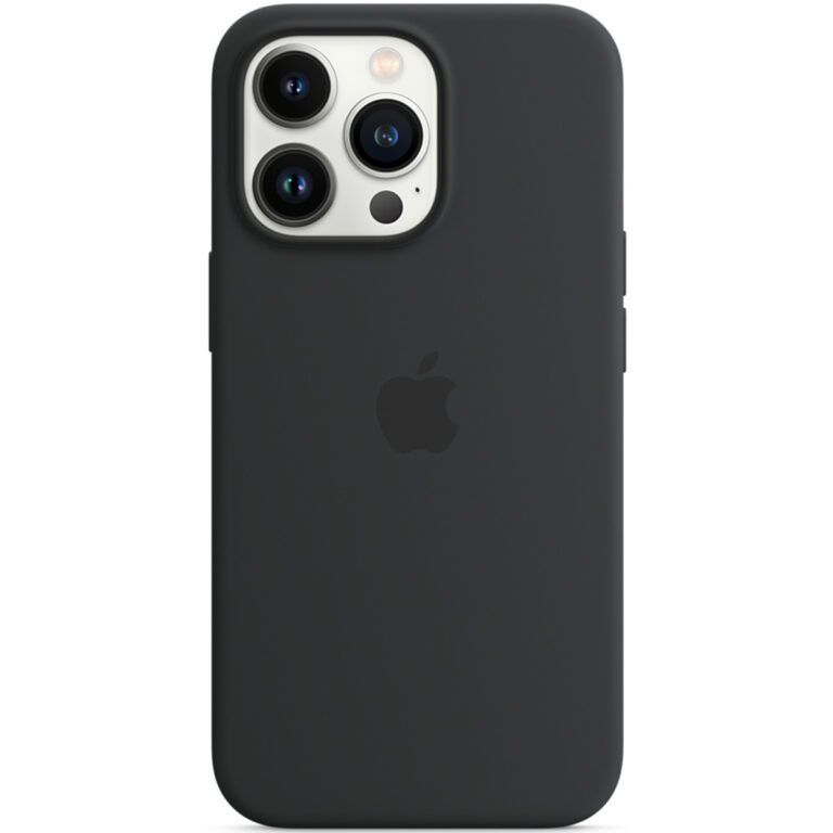 Silicone Backcover MagSafe voor de Apple iPhone 13 Pro - Midnight