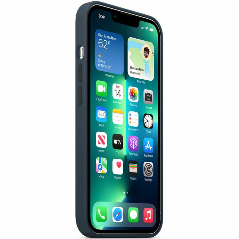 Silicone Backcover MagSafe Apple iPhone 13 Pro Max - Abyss Blue - Afbeelding 3