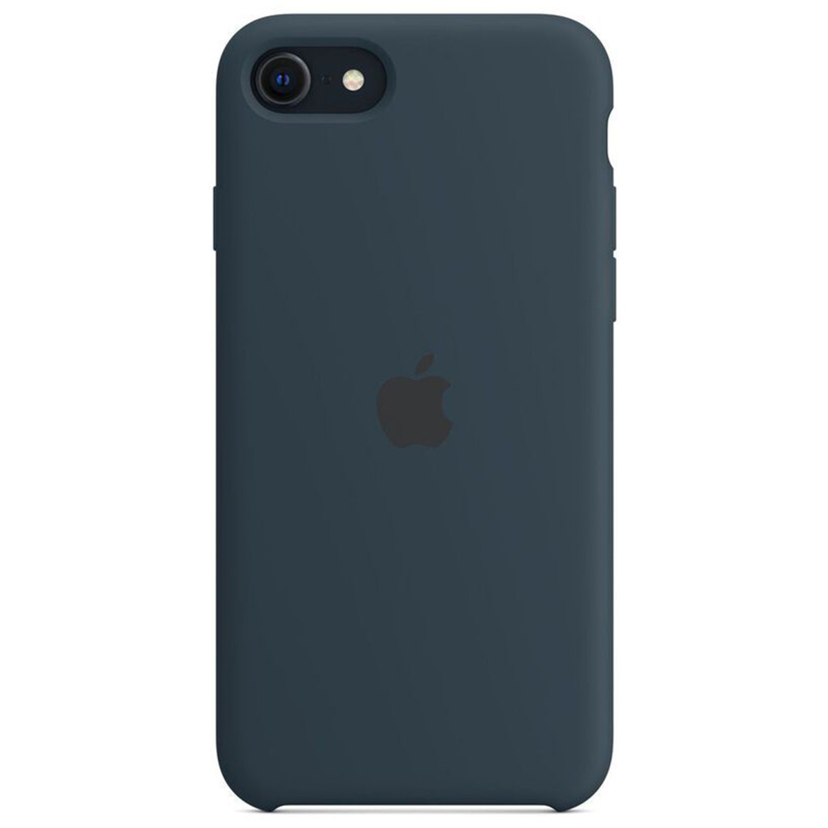 Silicone Backcover Apple iPhone SE (2022 / 2020) / 8 / 7 - Abyss Blue - Afbeelding 4