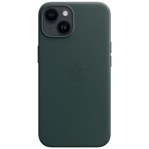 Leather Backcover MagSafe Apple iPhone 14 - Forest Green