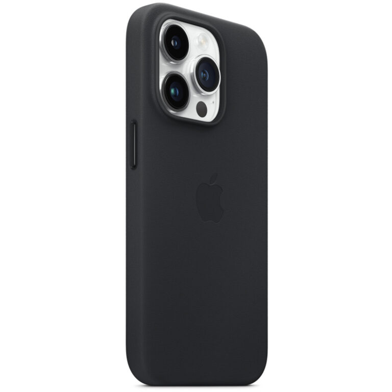 Leather Backcover MagSafe Apple iPhone 14 Pro - Midnight - Afbeelding 6