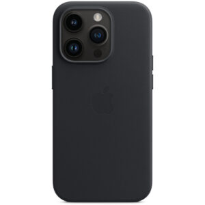 Leather Backcover MagSafe Apple iPhone 14 Pro - Midnight