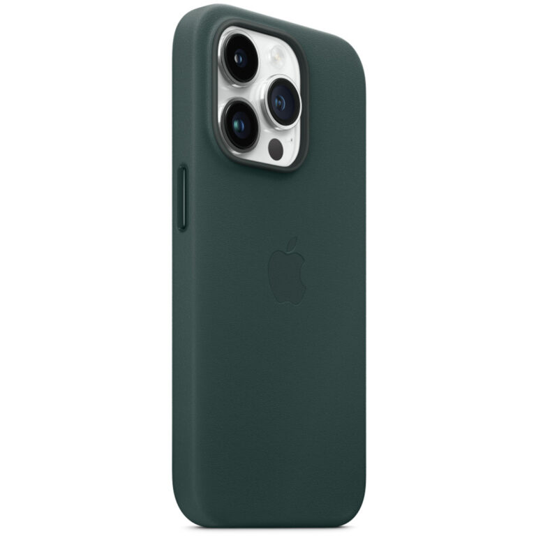 Leather Backcover MagSafe Apple iPhone 14 Pro - Forest Green - Afbeelding 2