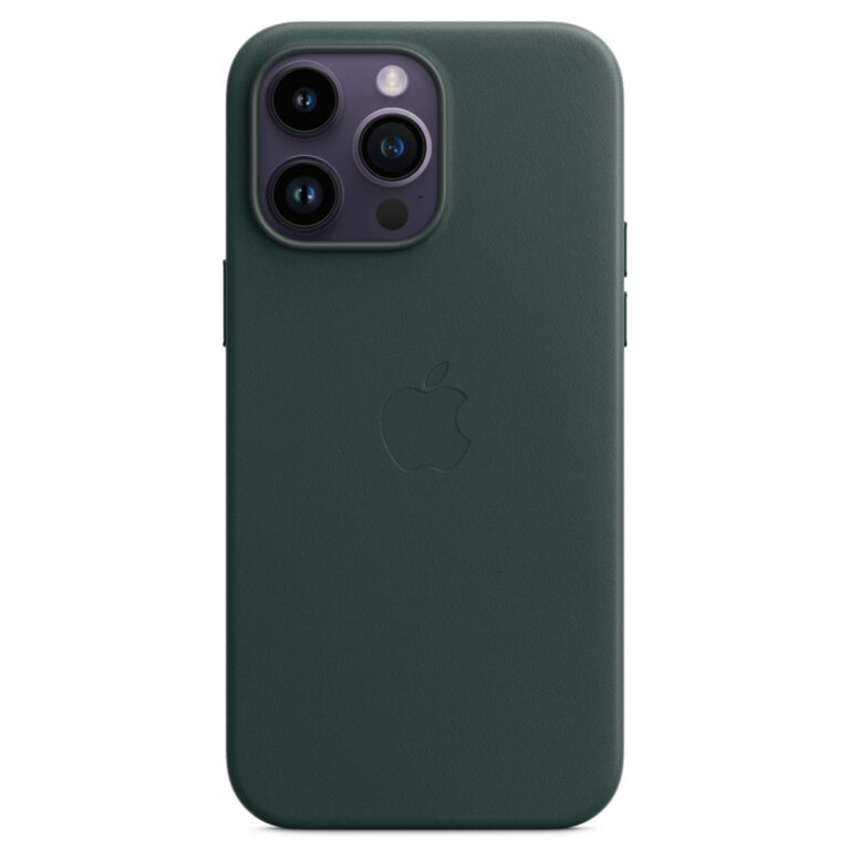 Leather Backcover MagSafe Apple iPhone 14 Pro Max - Forest Green - Afbeelding 6