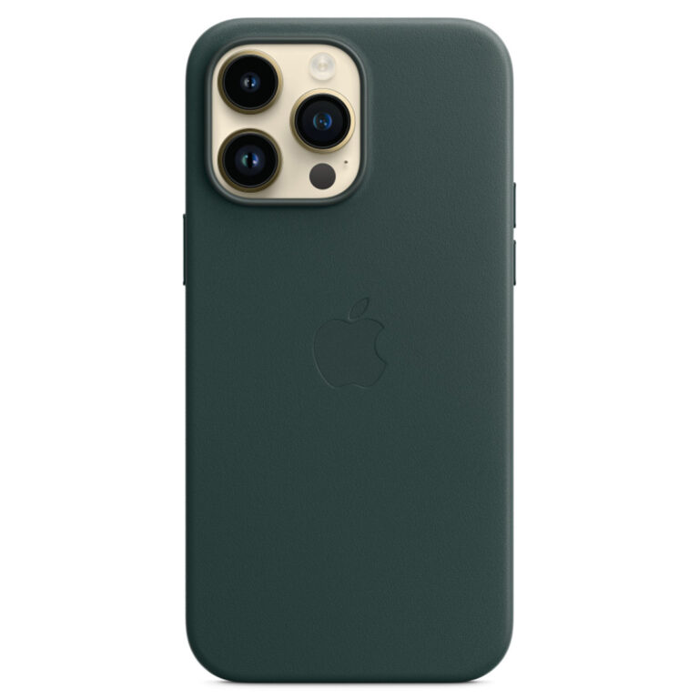Leather Backcover MagSafe Apple iPhone 14 Pro Max - Forest Green - Afbeelding 3