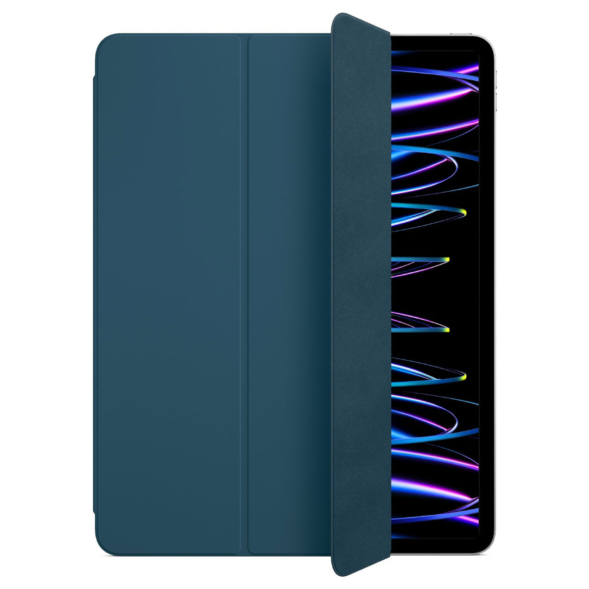 Smart Folio Apple iPad Air 13 inch (2025) M3 / (2024) M2 / iPad Pro 12.9 (2020/2021/2022) - Marine Blue - Afbeelding 10