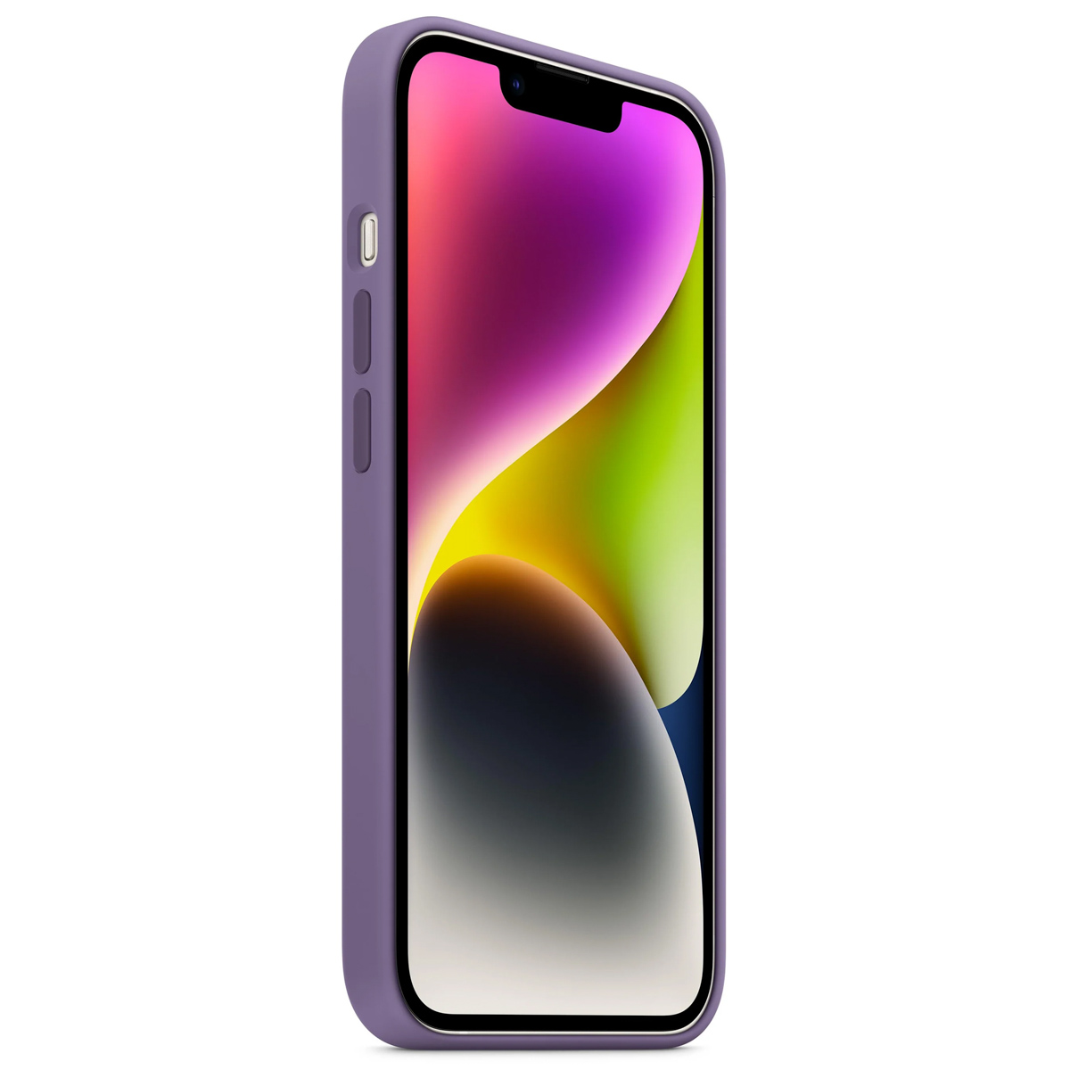 Silicone Backcover MagSafe Apple iPhone 14 - Iris Purple - Afbeelding 3