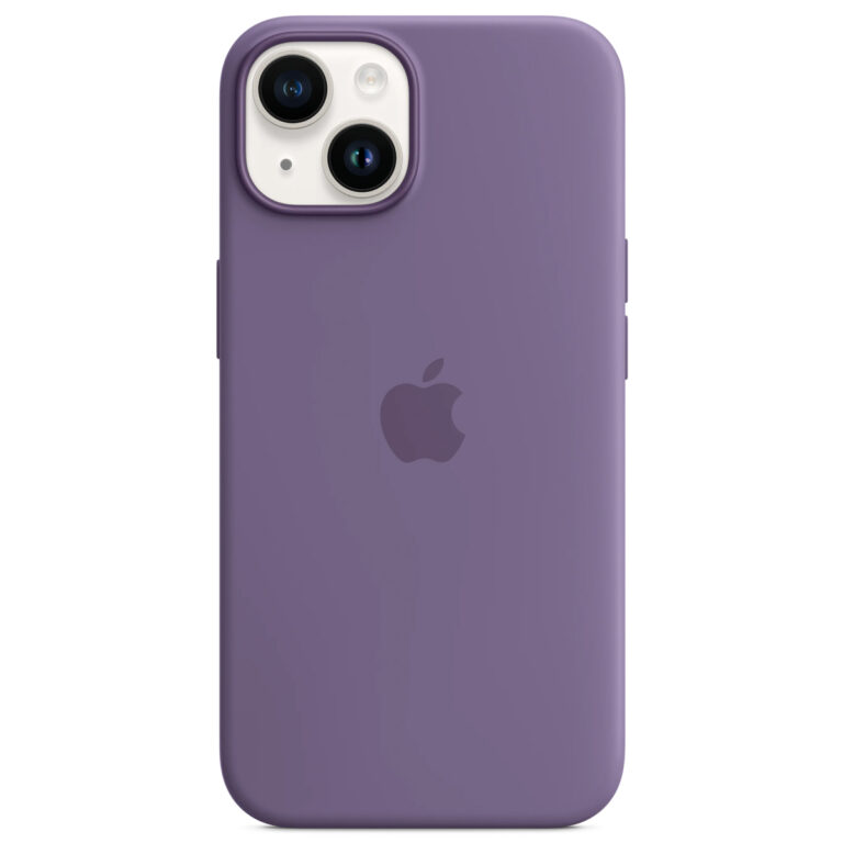 Silicone Backcover MagSafe Apple iPhone 14 - Iris Purple - Afbeelding 10