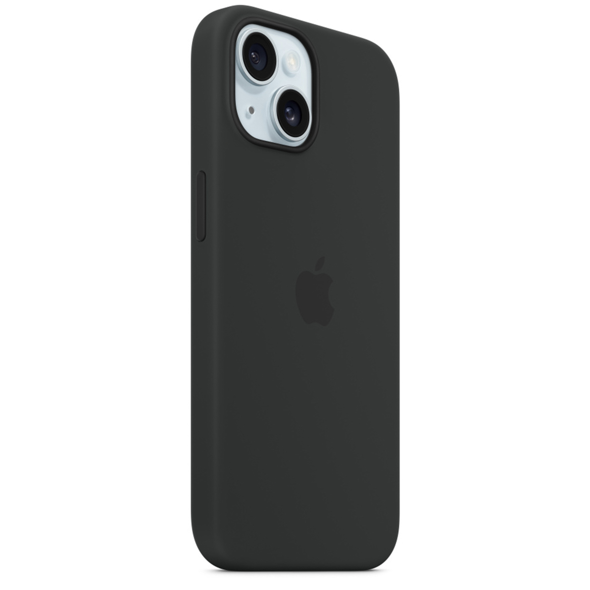 Silicone Backcover MagSafe Apple iPhone 15 - Black - Afbeelding 2