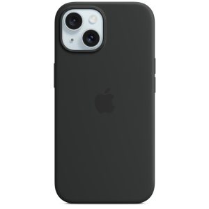 Silicone Backcover MagSafe Apple iPhone 15 - Black