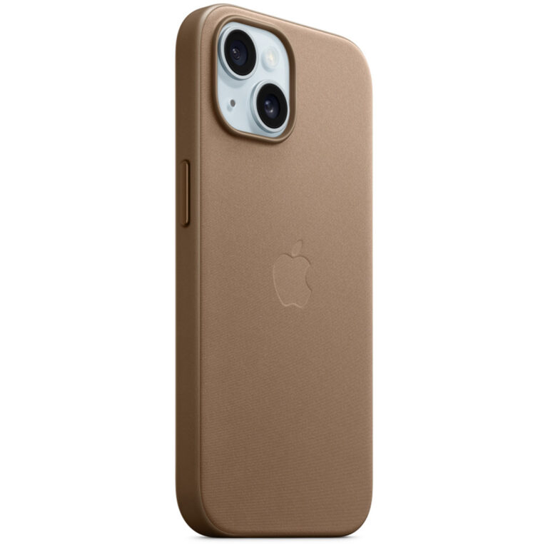 FineWoven Backcover MagSafe Apple iPhone 15 - Taupe - Afbeelding 2