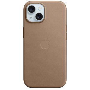 FineWoven Backcover MagSafe Apple iPhone 15 - Taupe