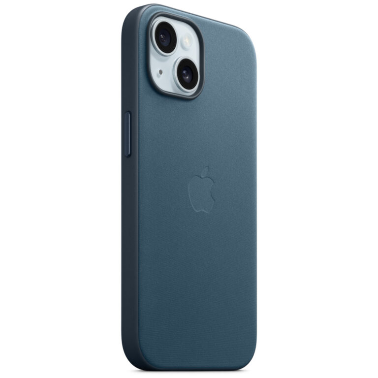 FineWoven Backcover MagSafe Apple iPhone 15 - Pacific Blue - Afbeelding 3